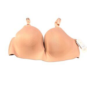 Auden Womens Size 36DD Nursing Bra Lightly Lined Wireless 2 Way Straps Mauve New
